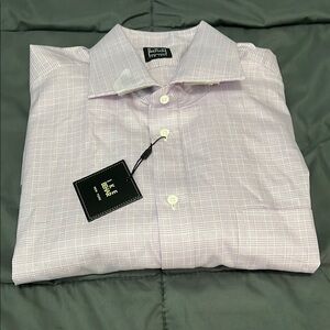 Ike Behar Plaid Dress Shirt Size 16.5 NWT